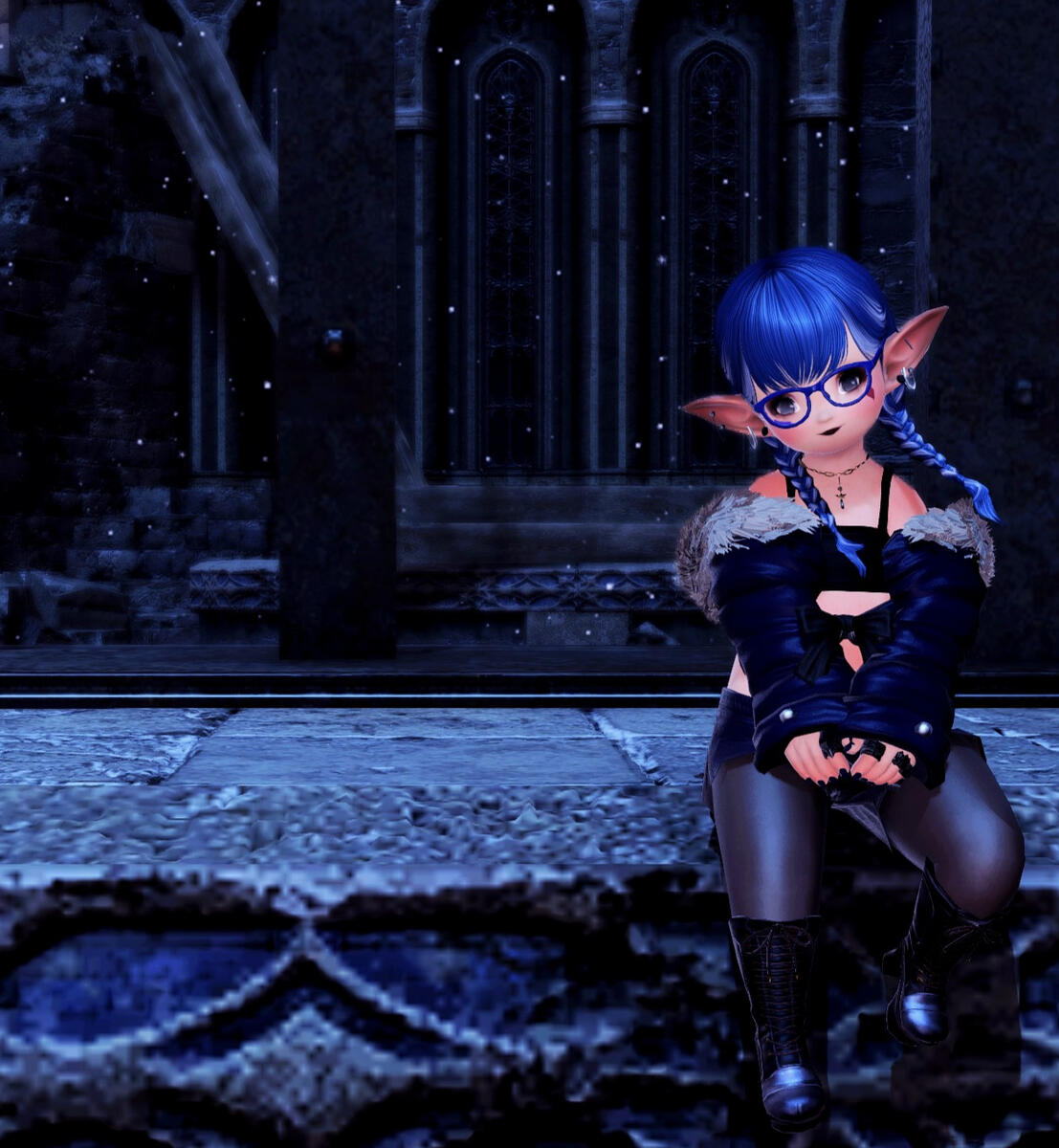 Aww, you look cold; you can come sit next to me, we can keep each other warm...